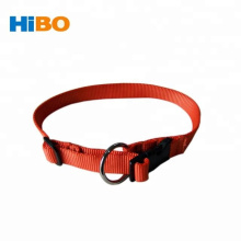 Tourbon Orange Nylon webbing Side-Release adjustable Dog collar